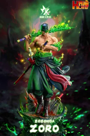 One Piece Mengxin Studio Onigashima Roronoa Zoro Resin Statue
