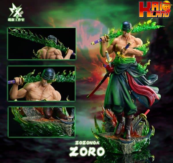 One Piece Mengxin Studio Onigashima Roronoa Zoro Resin Statue 3