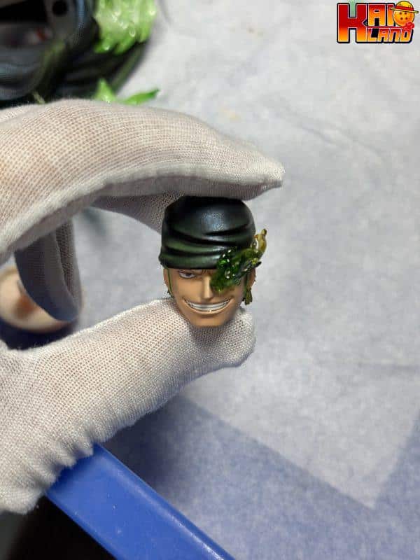 One Piece Mengxin Studio Onigashima Roronoa Zoro Resin Statue 4
