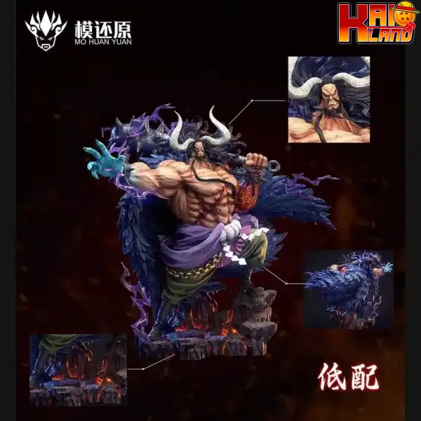 One Piece Mo Huan Yuan Studio Kaido Resin Statue 3