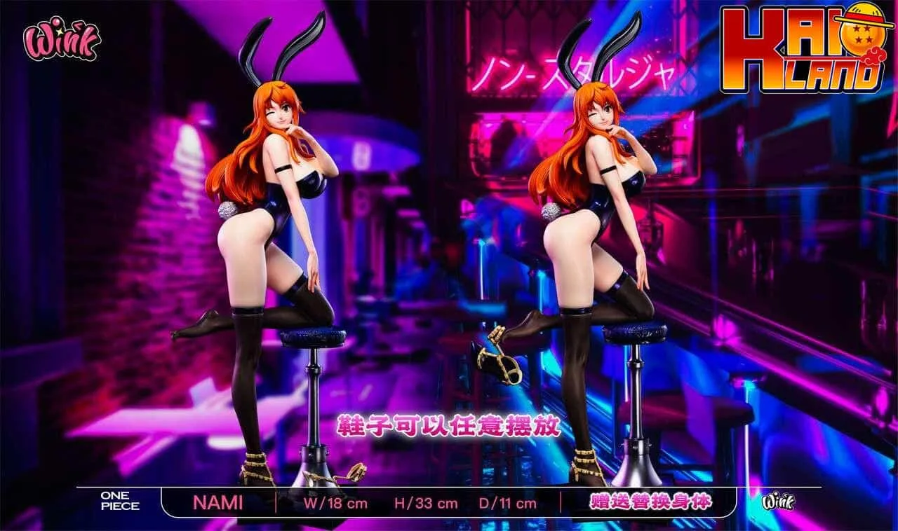 One Piece Wink Studio Bunny Girl Nami Resin Statue