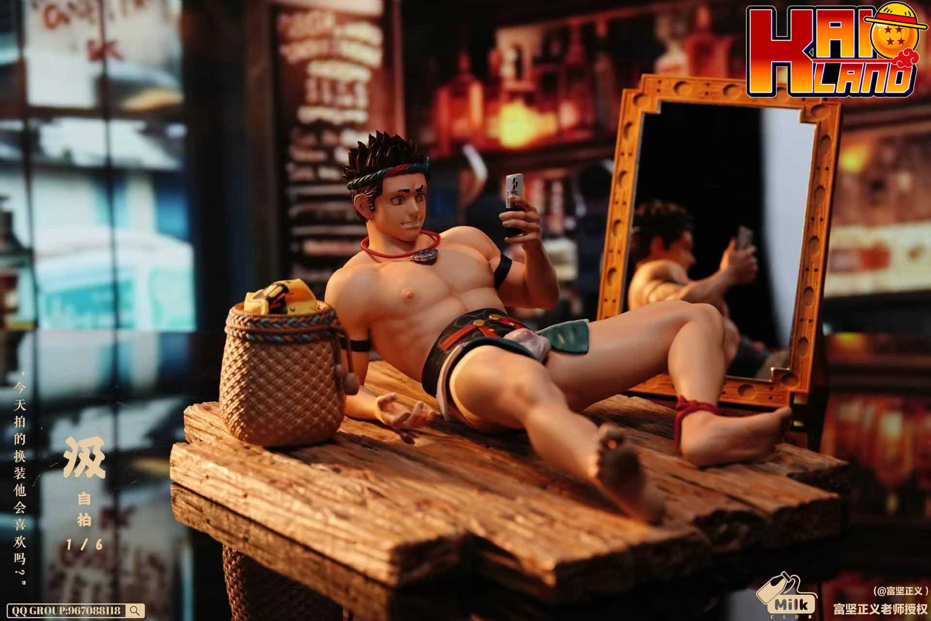 オリジナルミルククラブスタジオ自撮りジ樹脂像 - Kaioland