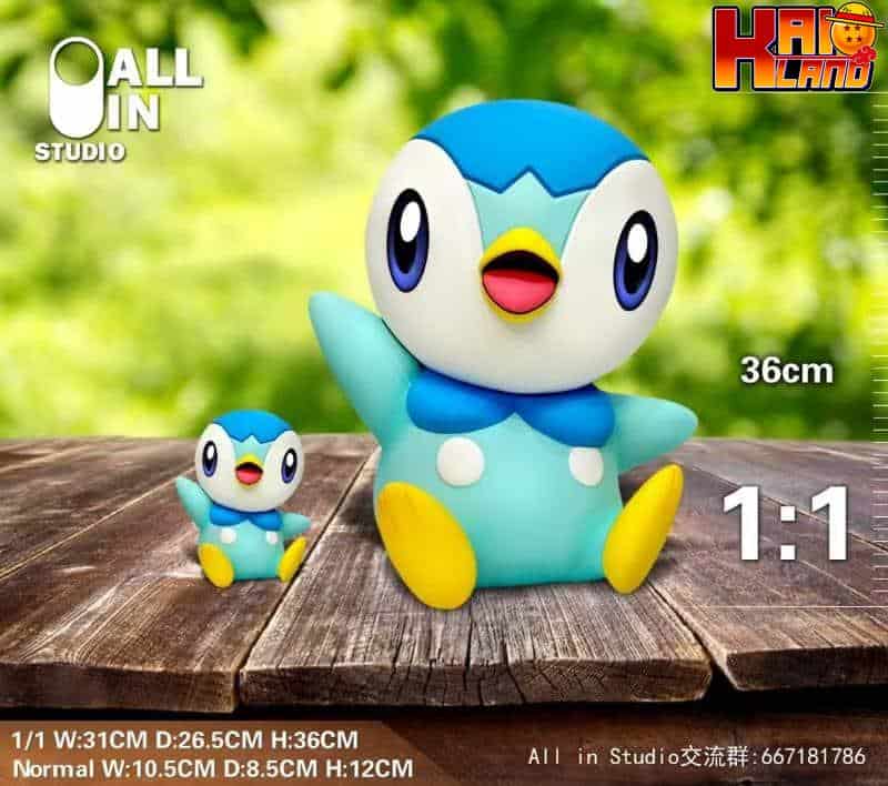 Pokemon ALL IN Studio Piplup Resin Statue