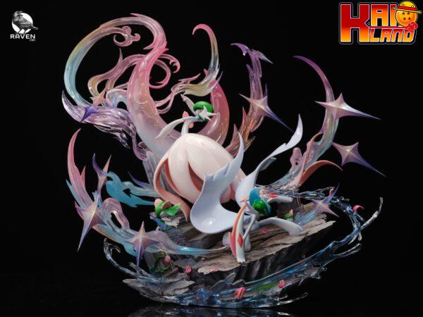 Pokemon Raven Studio Gallade and Gardevoir Resin Statue 1