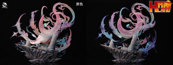 Pokemon Raven Studio Gallade and Gardevoir Resin Statue 4