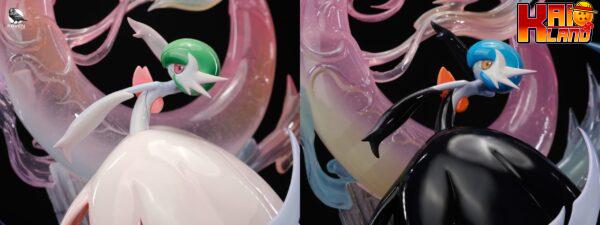 Pokemon Raven Studio Gallade and Gardevoir Resin Statue 5