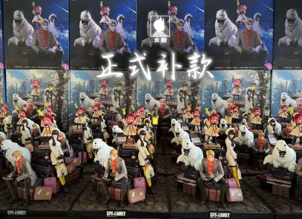 Spy × Family Big Feeler Studio White Family Portrait Resin Statue
