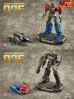 Transformers Way Studio Megatron x Optimus Prime Statue