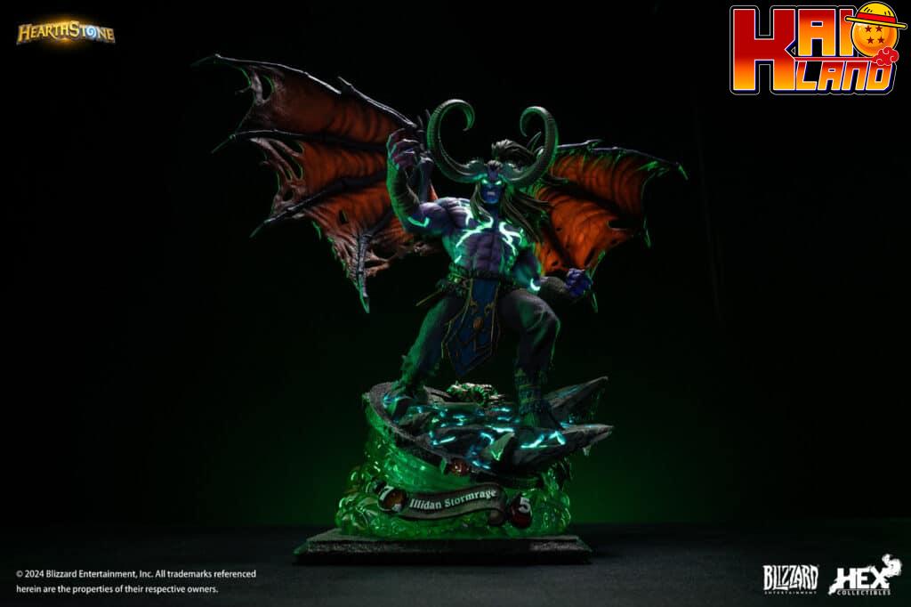 Statue En Résine Sous Licence Illidan Hurlorage De World Of Warcraft Hex Studio Ildan Stormrage Statue En Résine Sous Licence
