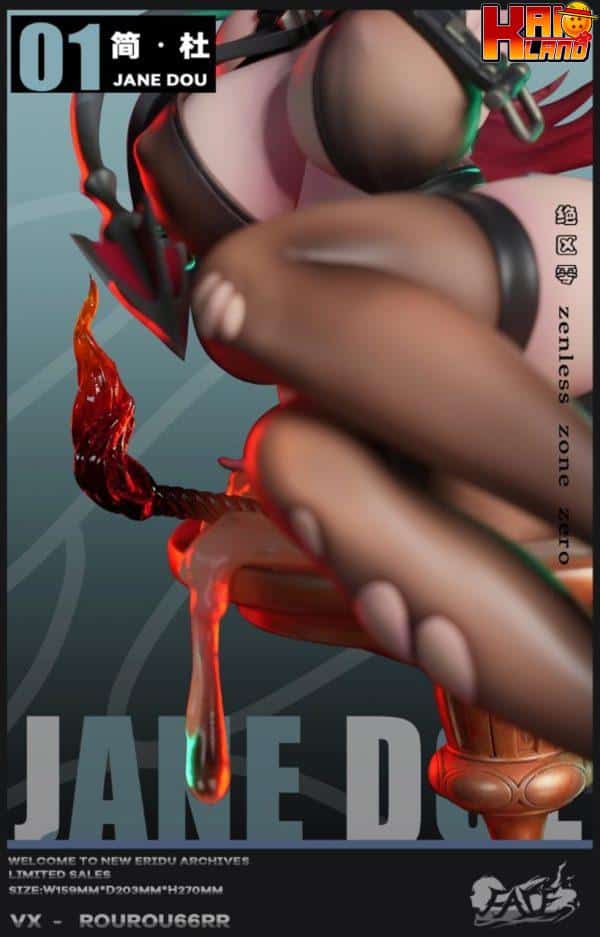 Zenless Zone Zero Face Studio Jane Doe Resin Statue 3