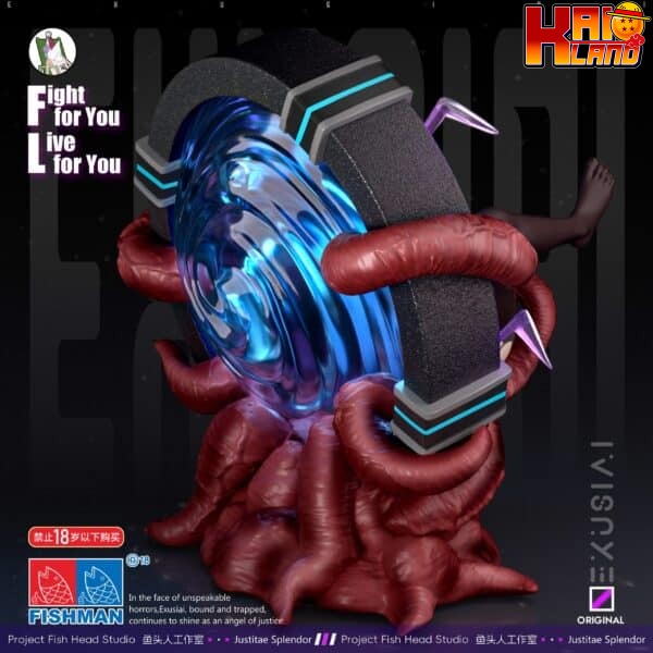 Arknights Fish head Studio Honey Angel Resin Statue 2