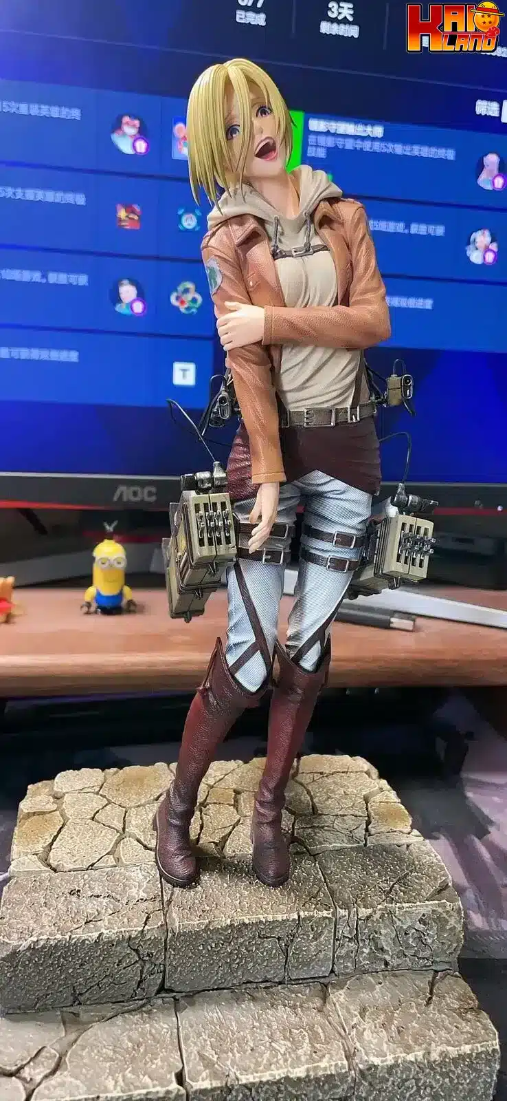 Attack on Titan Model Power Studio Annie Leonhart Resin Statue