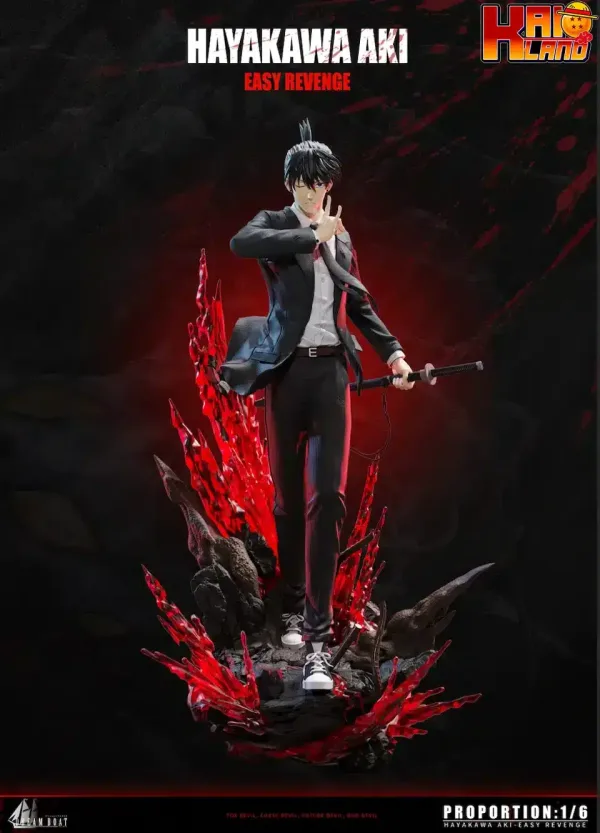 Chainsaw Man Dream Boat Studio Hayakawa Aki Resin Statue 5