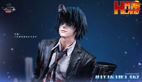 Chainsaw Man Rain Studio Gun Devil Aki Hayakawa Resin Statue 3