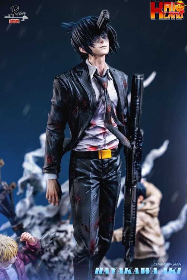 Chainsaw Man Rain Studio Gun Devil Aki Hayakawa Resin Statue 4