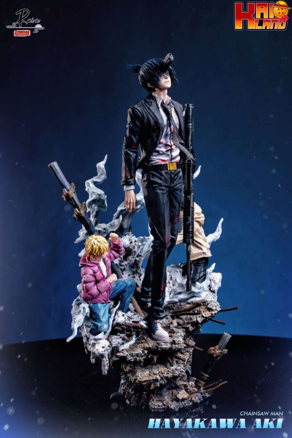 Chainsaw Man Rain Studio Gun Devil Aki Hayakawa Resin Statue 5