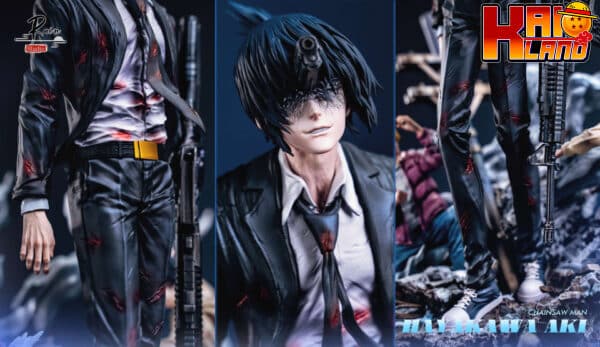 Chainsaw Man Rain Studio Gun Devil Aki Hayakawa Resin Statue 6
