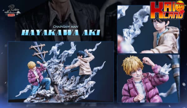 Chainsaw Man Rain Studio Gun Devil Aki Hayakawa Resin Statue 7