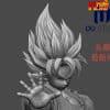 Dragon Ball Du Studio Super Saiyan Goku Resin Statue 9