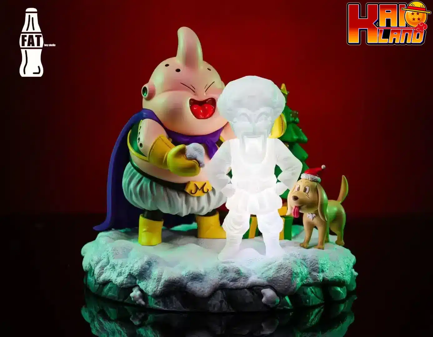 Dragon Ball Fat Boy Studio Majin Buu Christmas Resin Statue