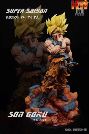 Dragon Ball MAN Studio Legendary Super Saiyan Son Goku Resin Statue