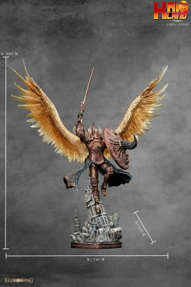 Elden Ring Ashes Studio Crucible Knignt Wings  Resin Statue