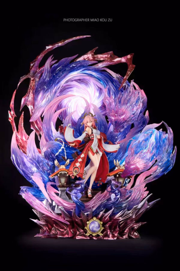 Gensin Impact Imagination Studio Yae Miko Resin Statue 1
