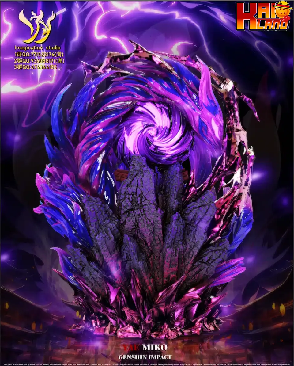 Gensin Impact Imagination Studio 八重巫女 レジンスタチュー