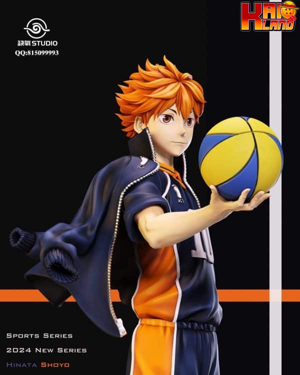 Haikyuu QueYang Studio Shoyo Hinata Resin Statue 3
