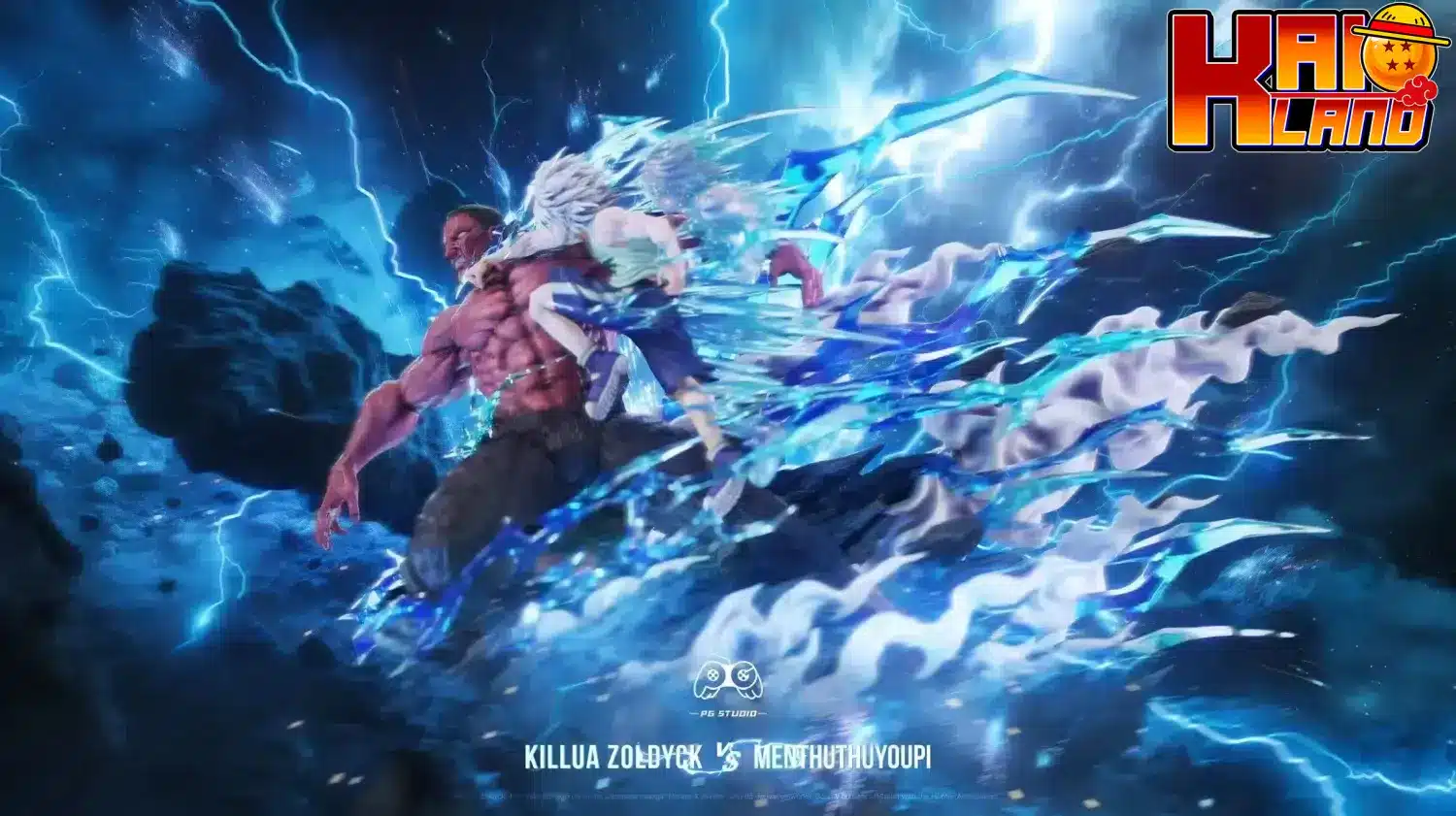 Hunter × Hunter PG Studio Killua Zoldyck Vs Menthuthuyoupi Resin Statue