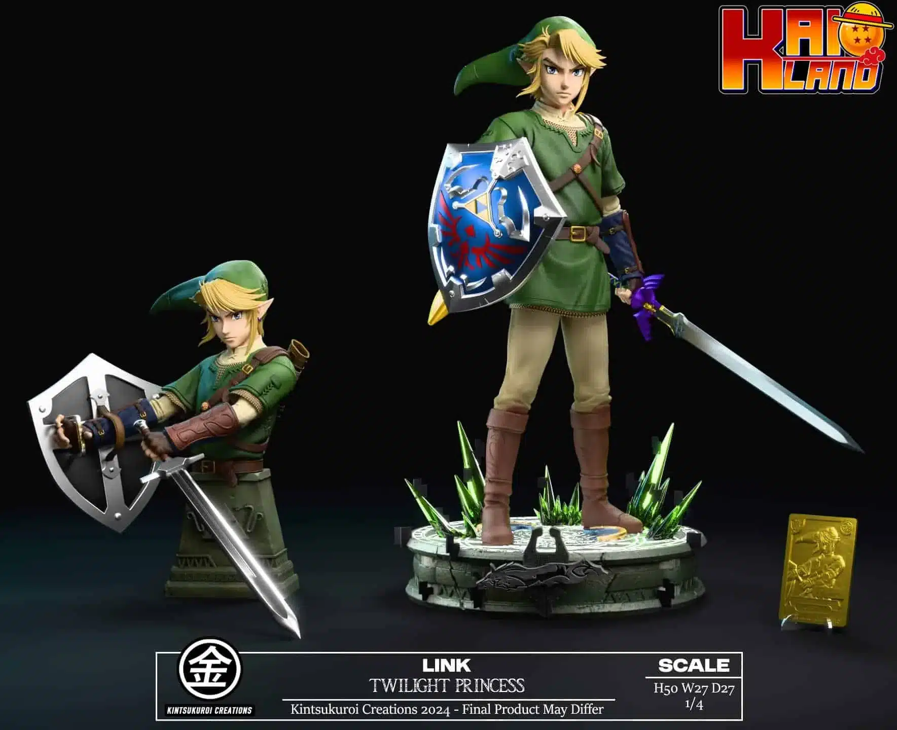 The Legend Of Zelda Kintsukuroi Creations Link Twilight Princess Resin Statue