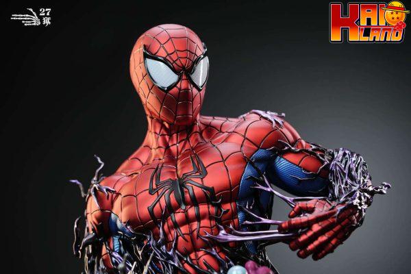 Marvel 27abyss Studio SpiderMan Bust V2 Resin Statue 5