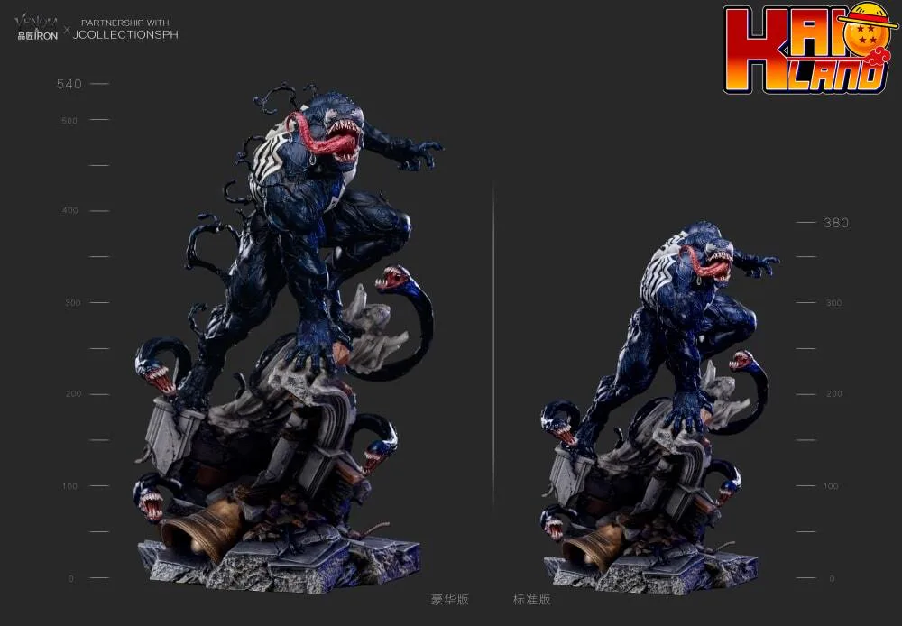 Marvel Pin Jiang Iron Studio Venom Resin Statue