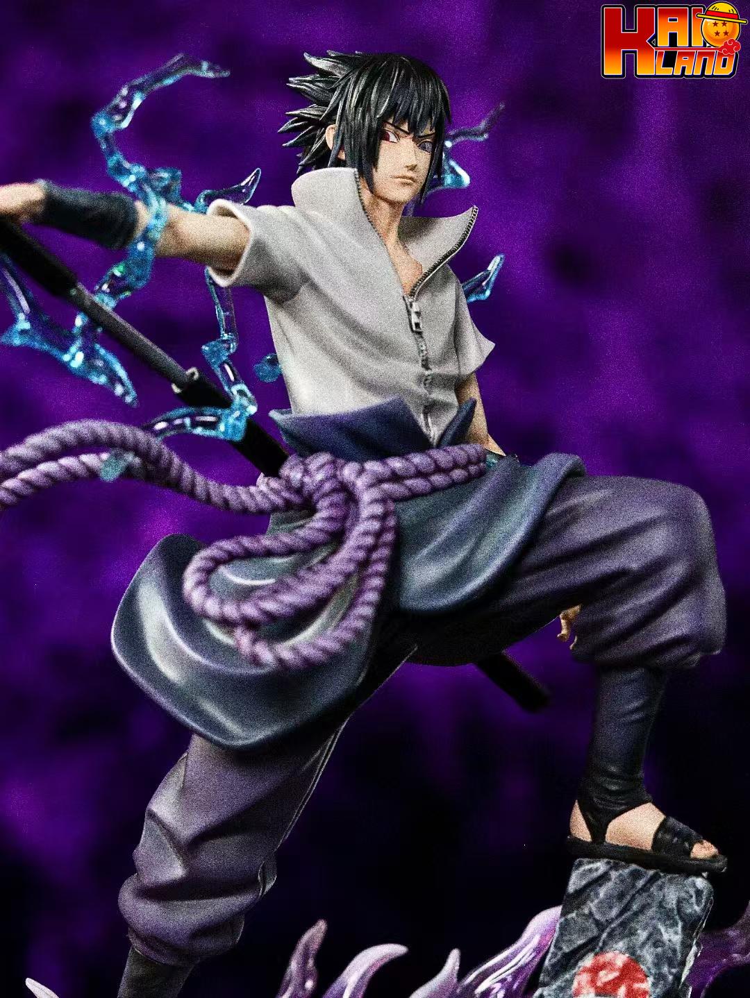 NARUTO -ナルト- 忍スタジオ サスケ 樹脂製スタチュー - Kaioland