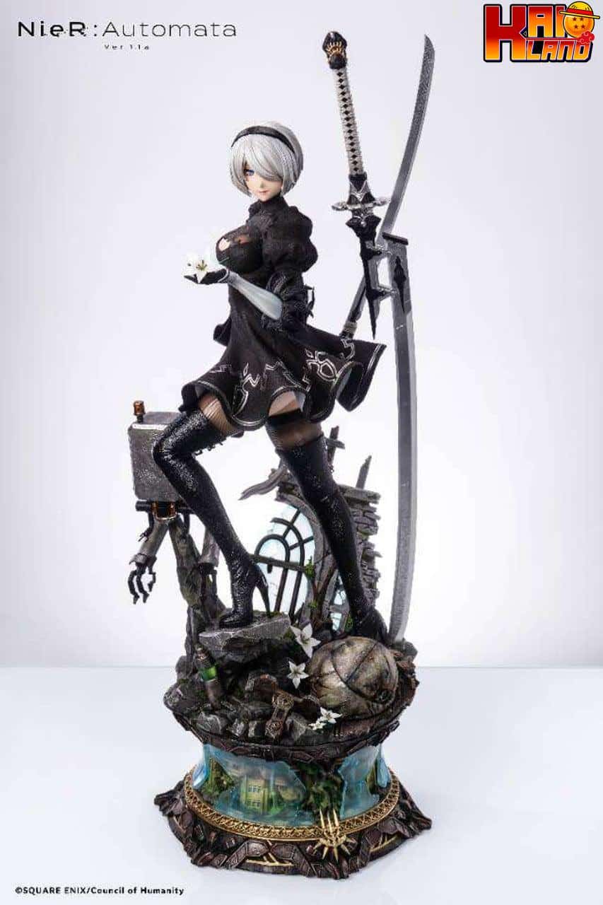 Nier Automata TE Studio 2B Resin Statue