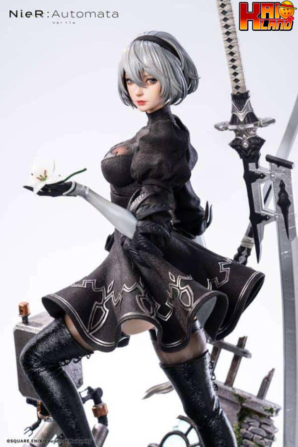 Nier Automata TE Studio 2B Resin Statue 3