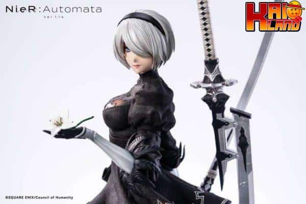 Nier Automata TE Studio 2B Resin Statue 4