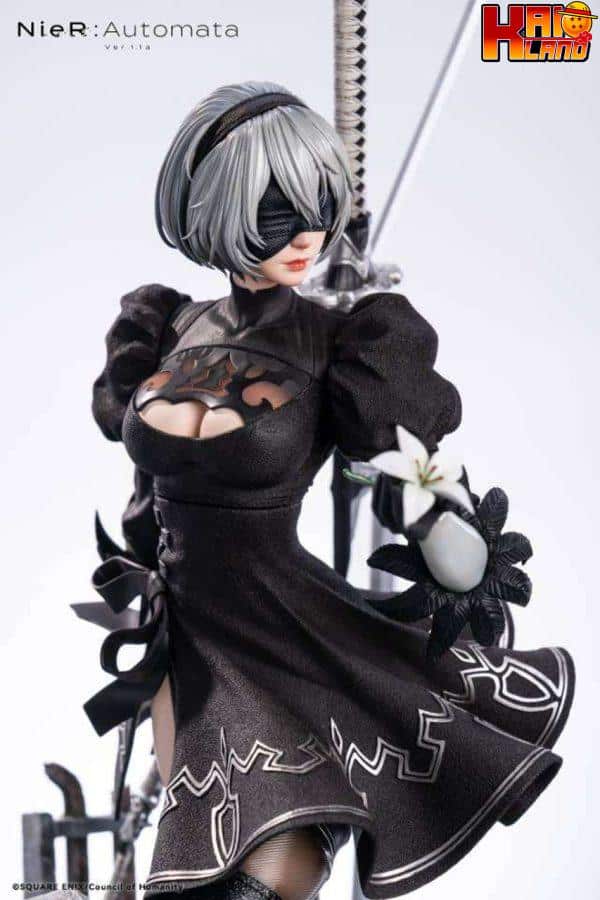 Nier Automata TE Studio 2B Resin Statue 8