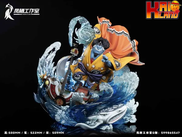 One Piece Phoenix Studio Jinbe Resin Statue 2 scaled