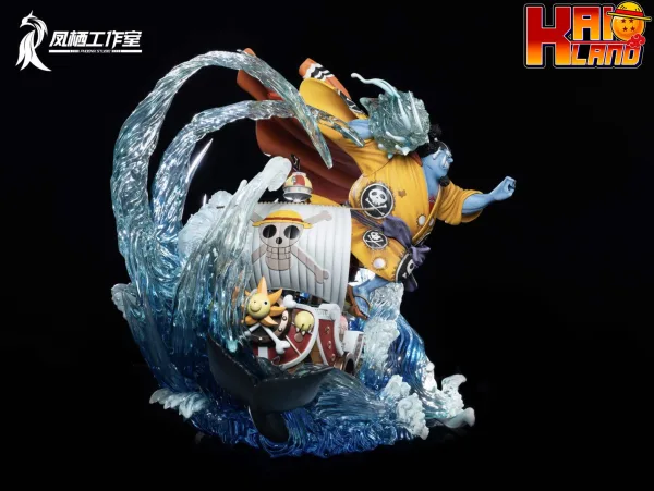 One Piece Phoenix Studio Jinbe Resin Statue 4 scaled