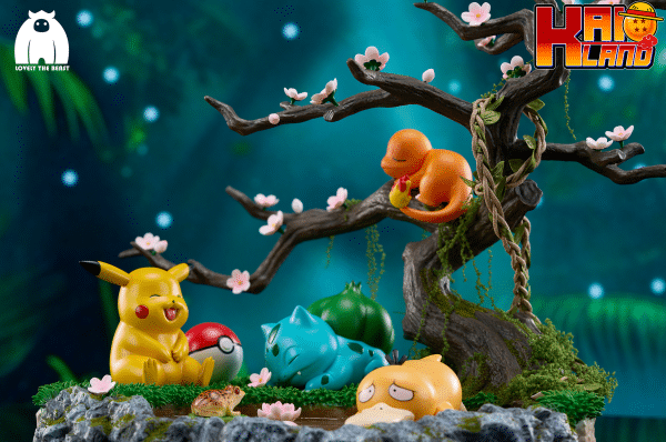 Pokemon Lovely The Beast Studio Charmander Diorama Resin Statue 6