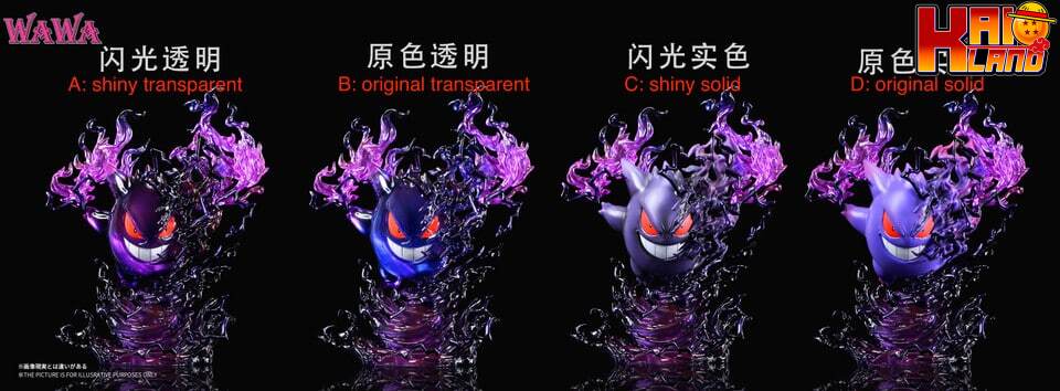 Pokemon WAWA Studio Gengar Resin Statue
