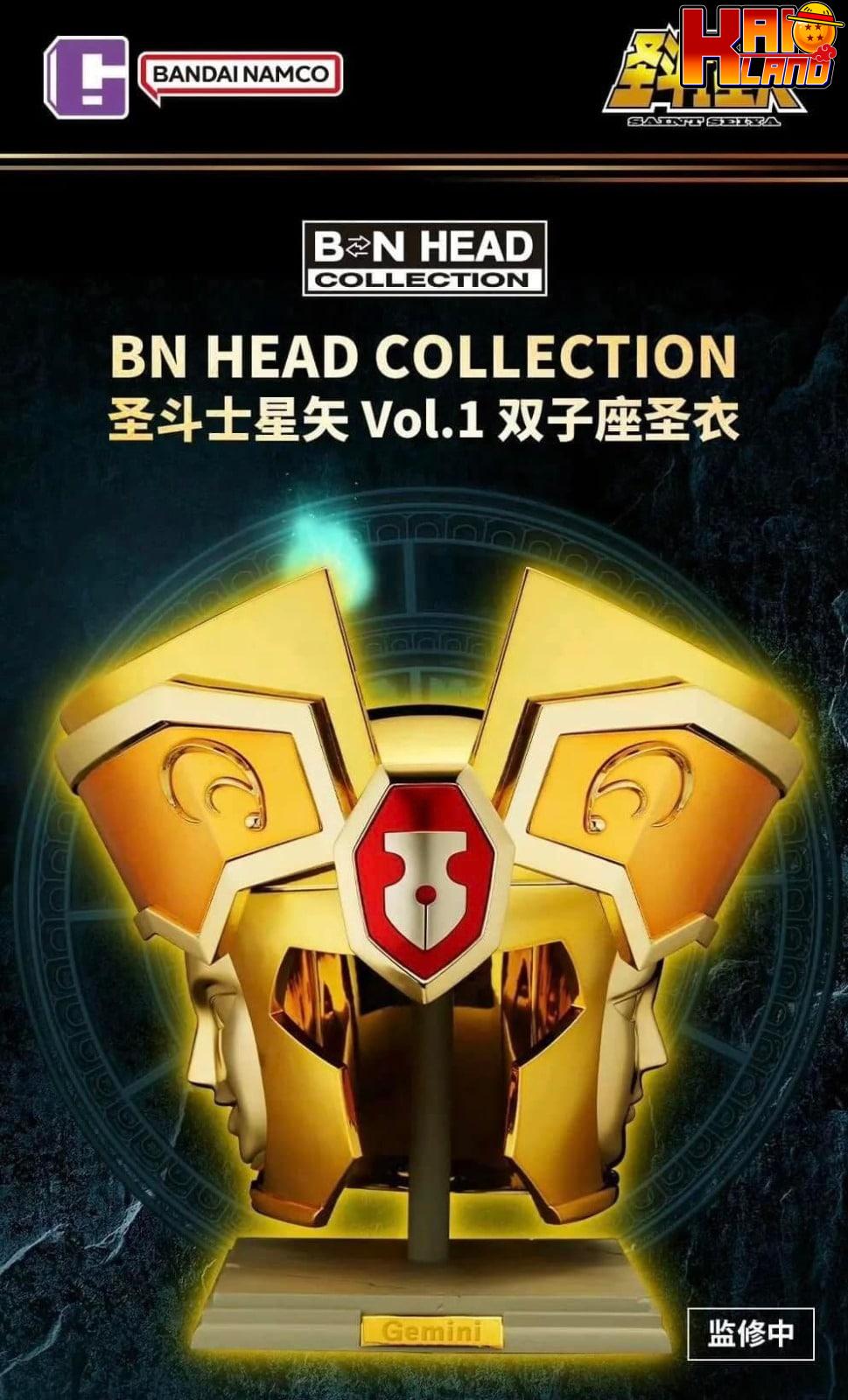 Saint Seiya Head Collection Gemini Licensed PVC