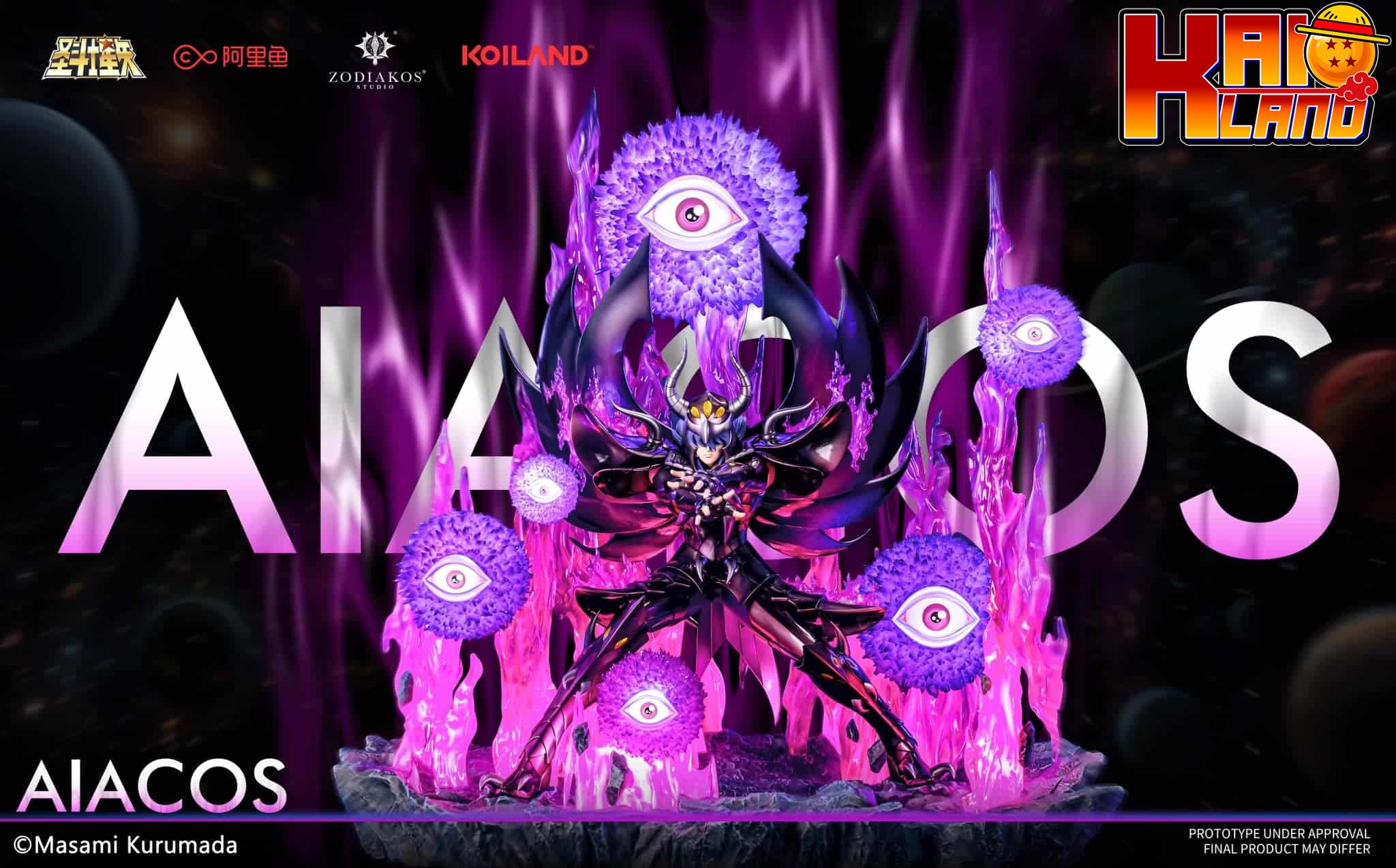 Saint Seiya Zodiakos Studio Garuda Aiacos Licensed Resin Statue