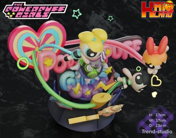 The Powerpuff Chao She Studio Girls VS Mojo Jojo Resin Statue 2