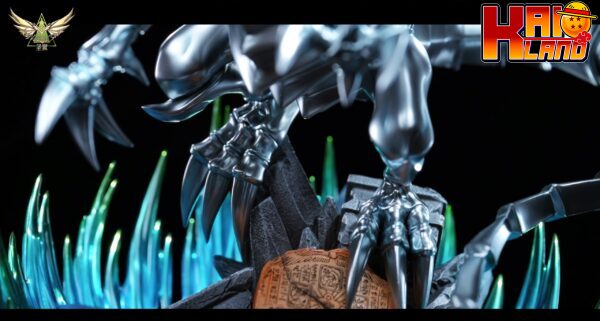 YuGiOh Sacred Wing Studio Blue Eyes White Dragon Resin Statue 4