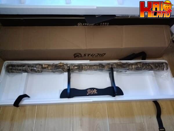 Black Myth wukong 07 Studio Wukong Lifesize Staff Resin Statue 2