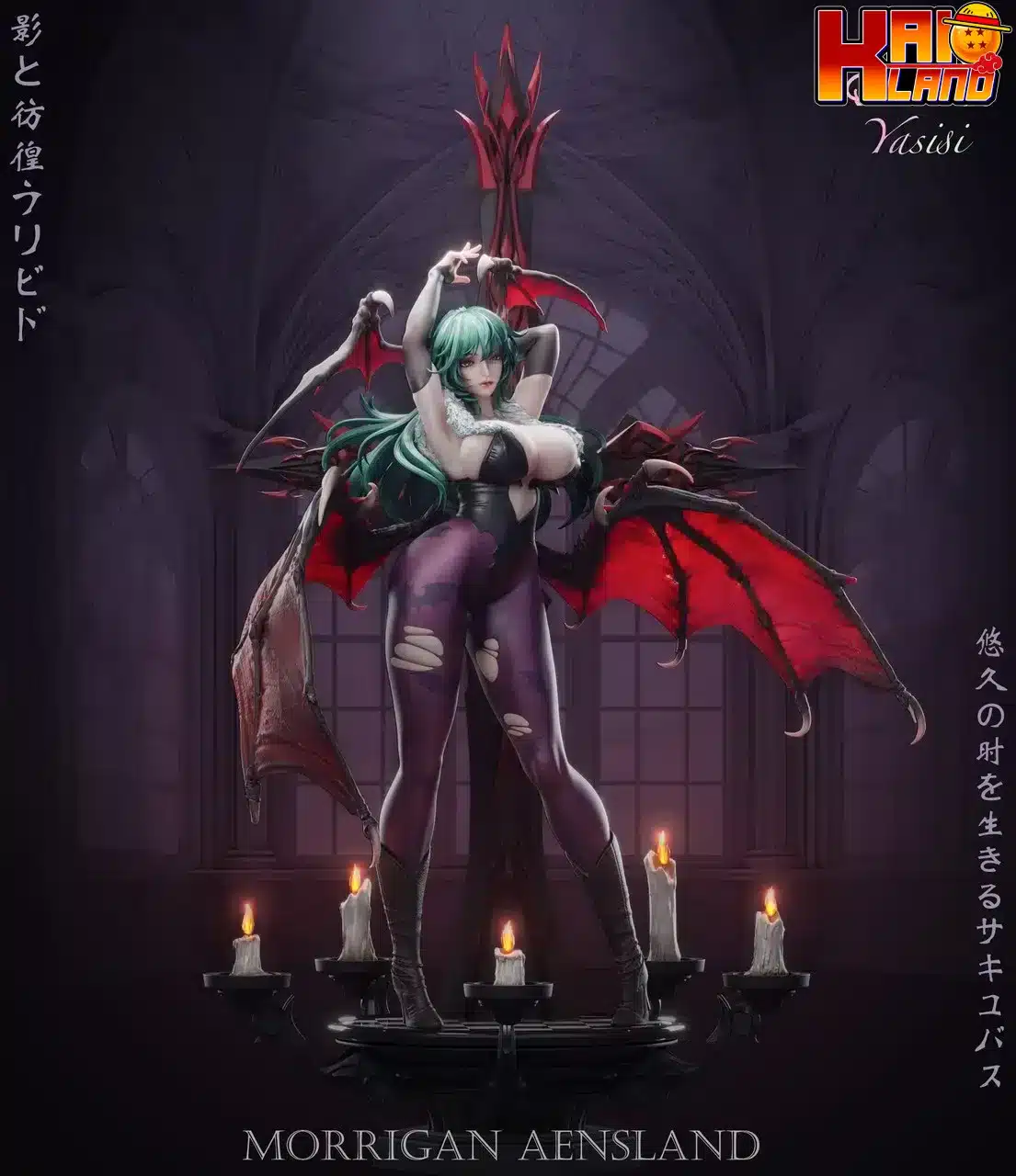 Darkstalkers Yasisi Studio Morrigan Aensland Resin Statue