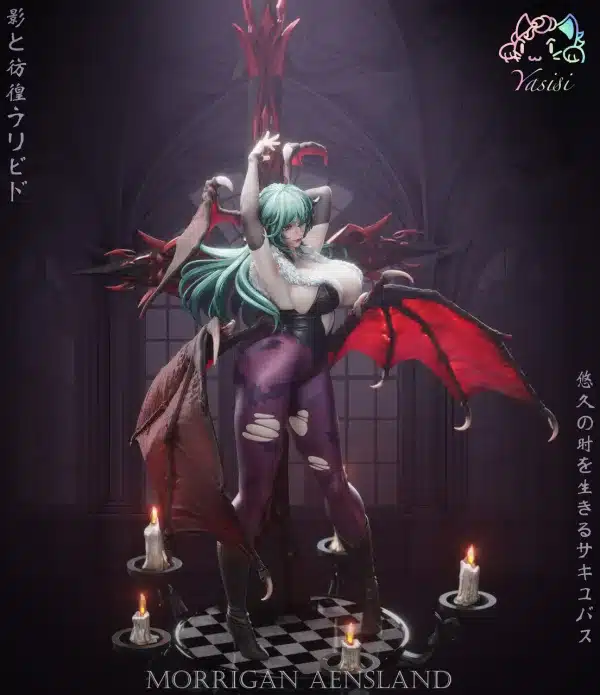 Darkstalkers Yasisi Studio Morrigan Aensland Resin Statue 2