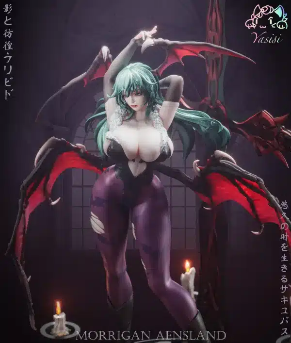 Darkstalkers Yasisi Studio Morrigan Aensland Resin Statue 3